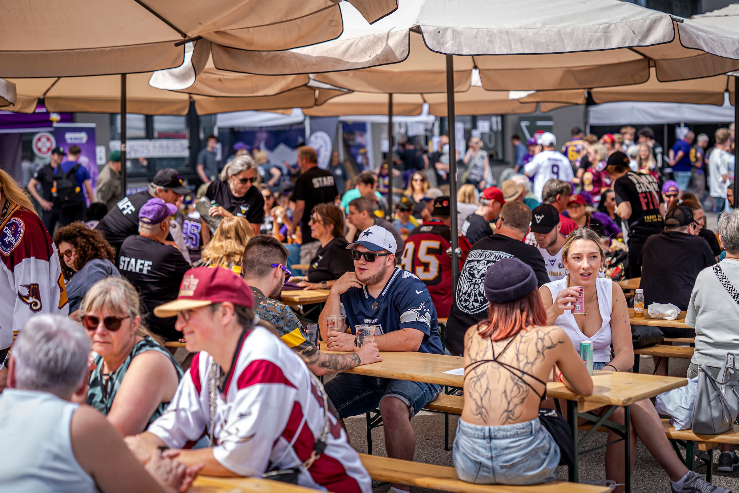 AFLE fan zone on game day